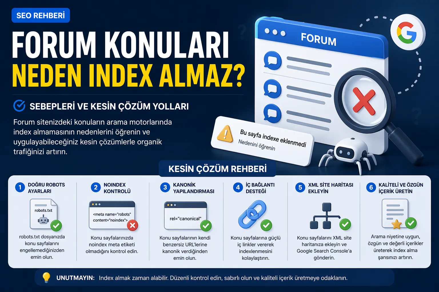 Forum konuları neden index almaz.webp