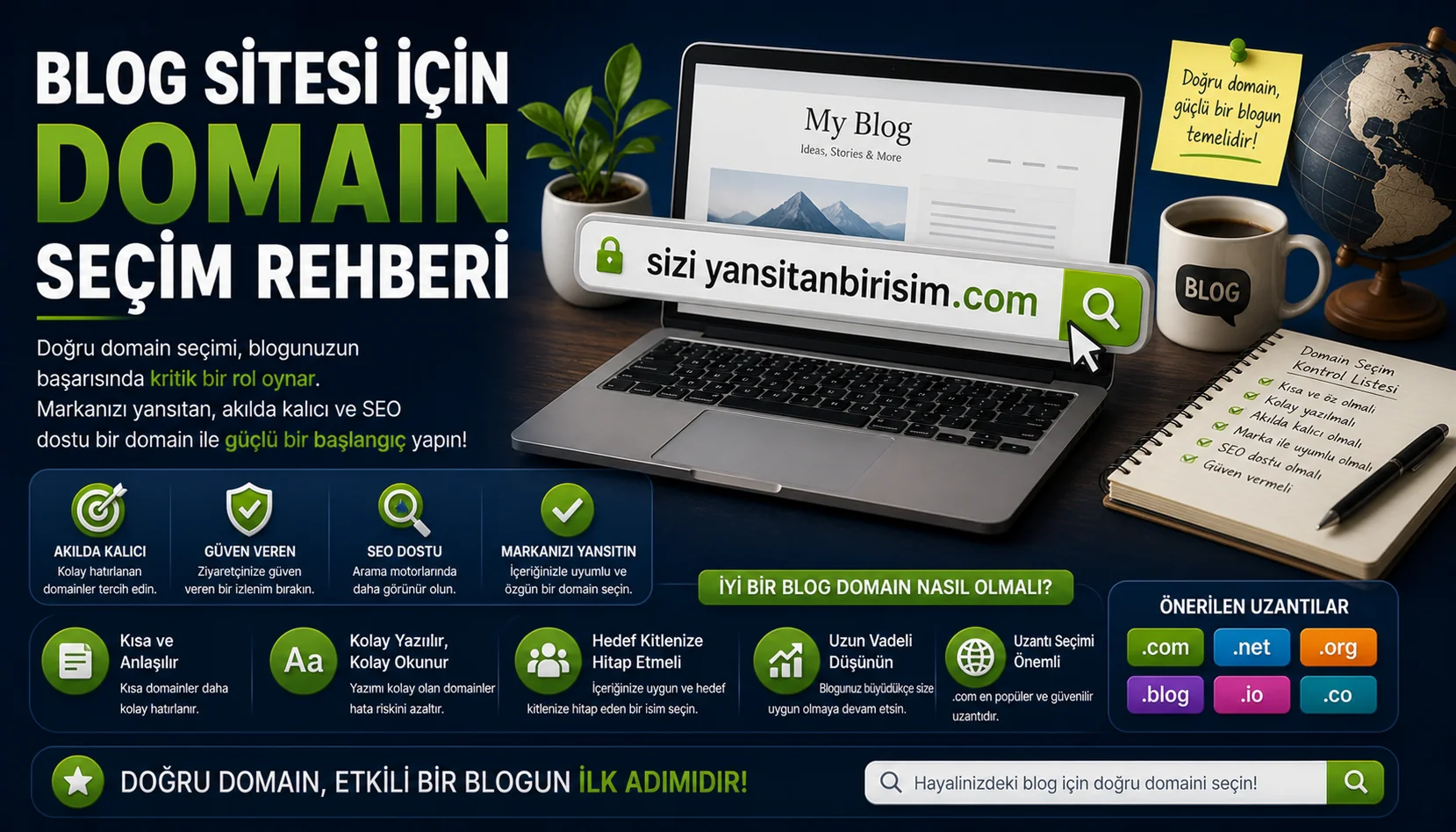 Blog Sitesi İçin Domain Seçim Rehberi.webp