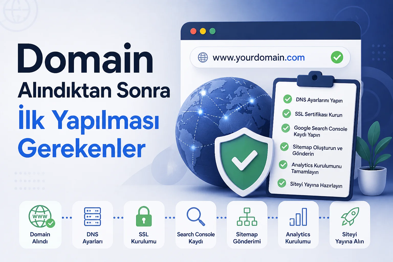 Domain Alındıktan Sonra İlk Yapılması Gerekenler.webp