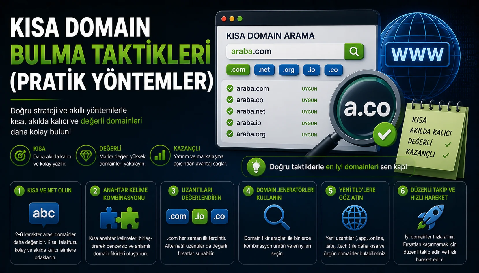 Kısa Domain Bulma Taktikleri.webp