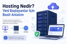Hosting Nedir? Yeni Başlayanlar İçin Basit Anlatım