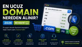 En Ucuz Domain Nereden Alınır? (2026 Rehberi)