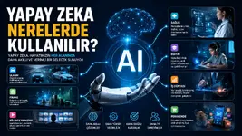 Yapay Zekâ Nerelerde Kullanılır? Günlük Hayattan Profesyonel Alanlara Kullanım Örnekleri